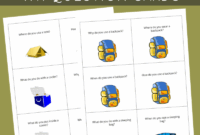 Free Printable Camping Themed WH Question Cards And Next Comes L Hyperlexia Resources