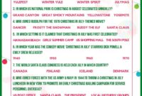 Free Printable Christmas In July Trivia Quiz Jolly Festive Free Printable Christmas In July Trivia Quiz Jolly Festive