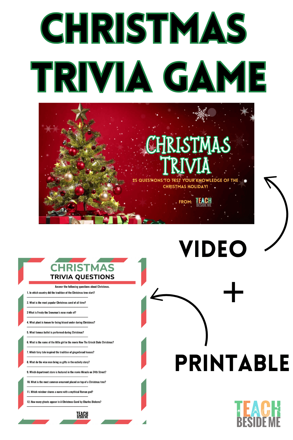 Printable Christmas Trivia Questions Answers