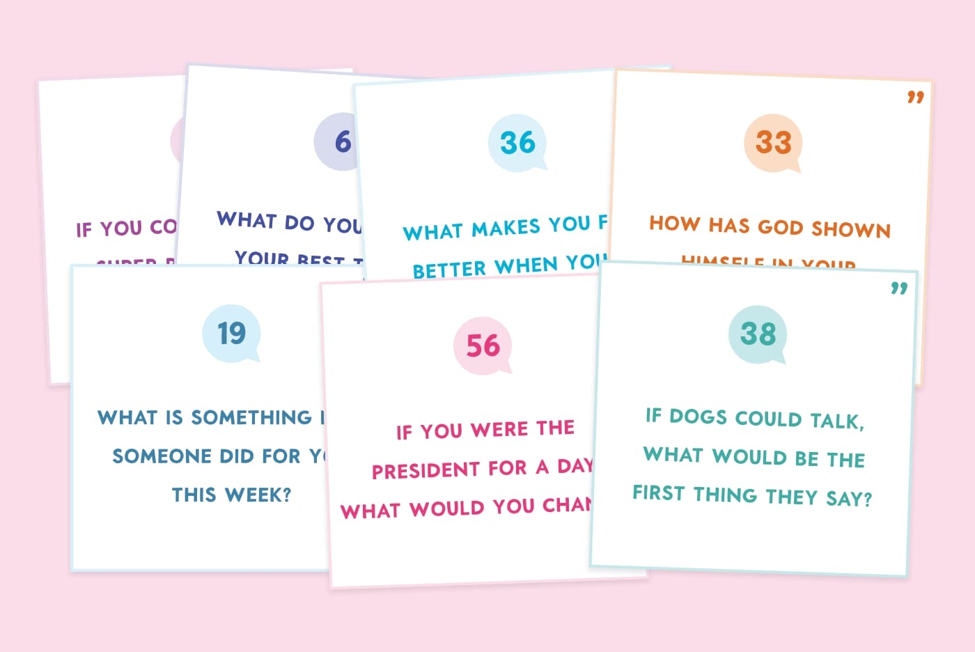 Free Printable Conversation Cards For Families Favorite Printables