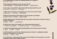 Free Printable Easter Bible Trivia Quiz With Answer Key
