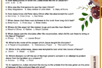 Free Printable Easter Bible Trivia Quiz With Answer Key Worksheets Library