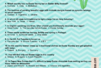 Free Printable Easter Traditions Around The World Trivia Quiz