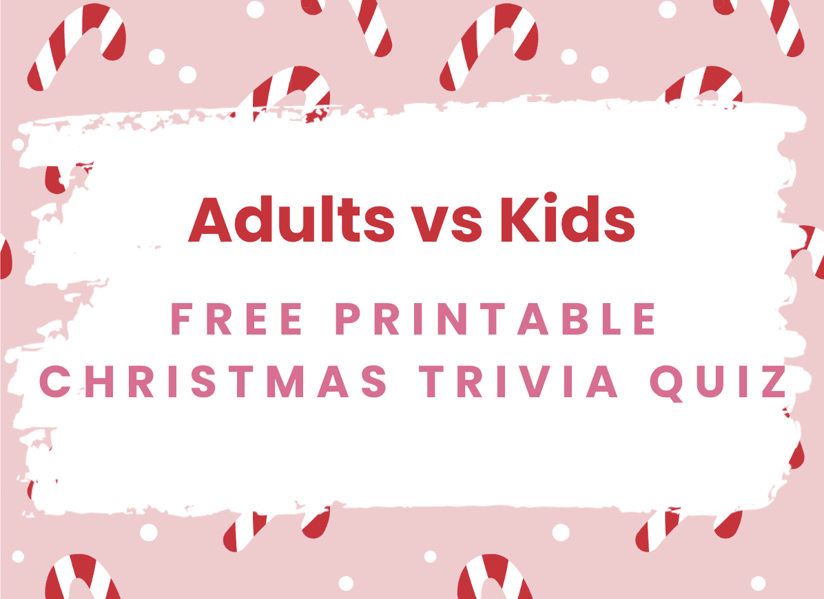 FREE Printable Family Trivia Christmas Quiz Adults Vs Kids