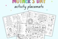 Free Printable Mother s Day Activity Placemats The Artisan Life