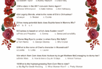 Free Printable Rom Com Trivia Quiz With Answer Key