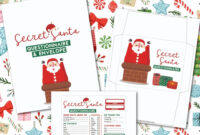 Free Printable Secret Santa Form 20 Secret Santa Gift Ideas