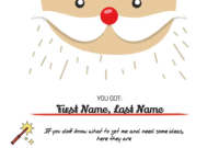 Free Printable Secret Santa Templates