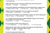 Free Printable St Patrick s Day Trivia Quiz