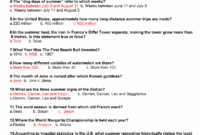 free printable summer trivia quiz