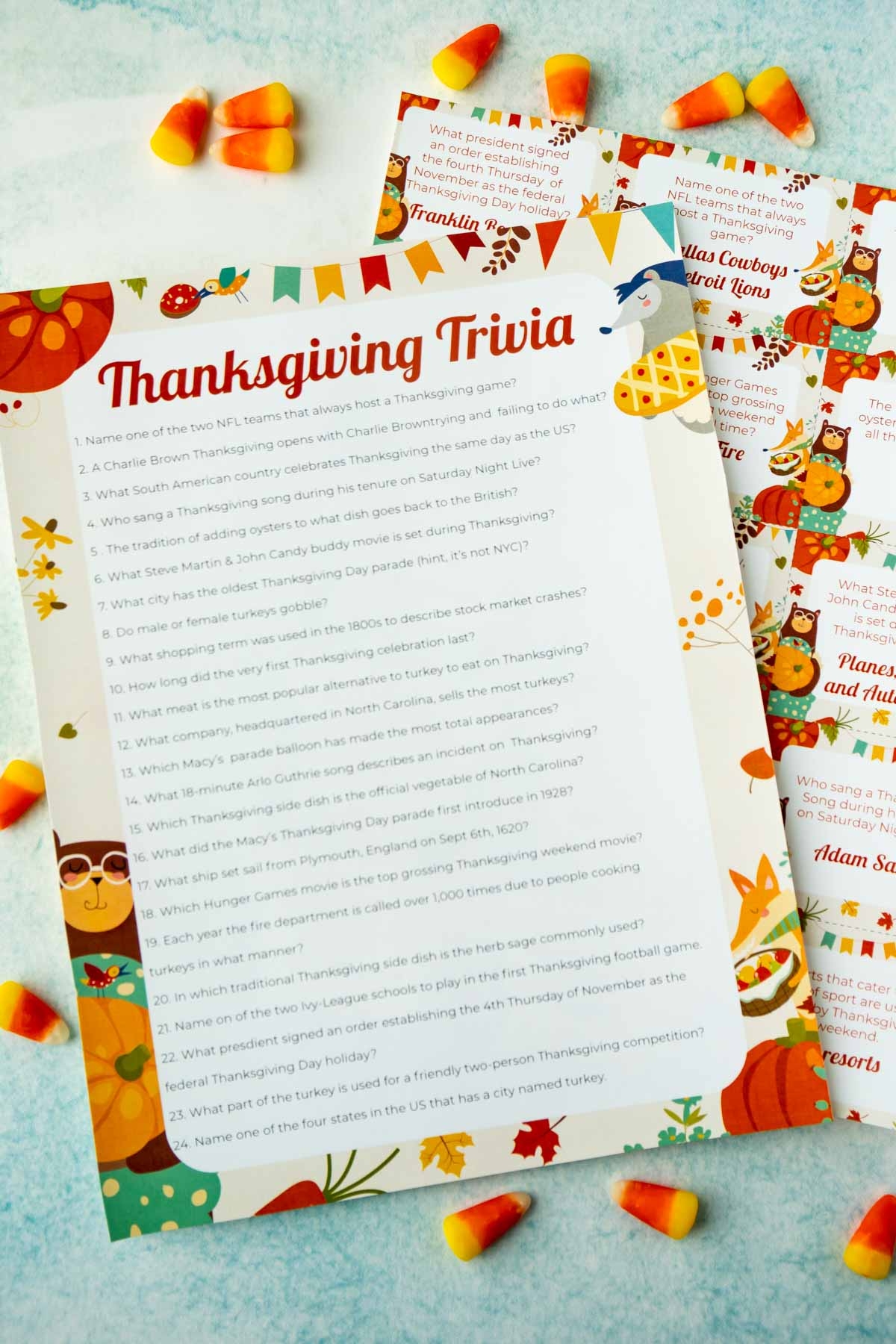 Adult Trivia with Answers Printable