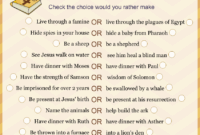 Free Printable Would You Rather Game Bible Edition