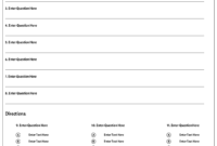 Free Quiz Maker Online Templates For Teachers Tests Worksheets Library