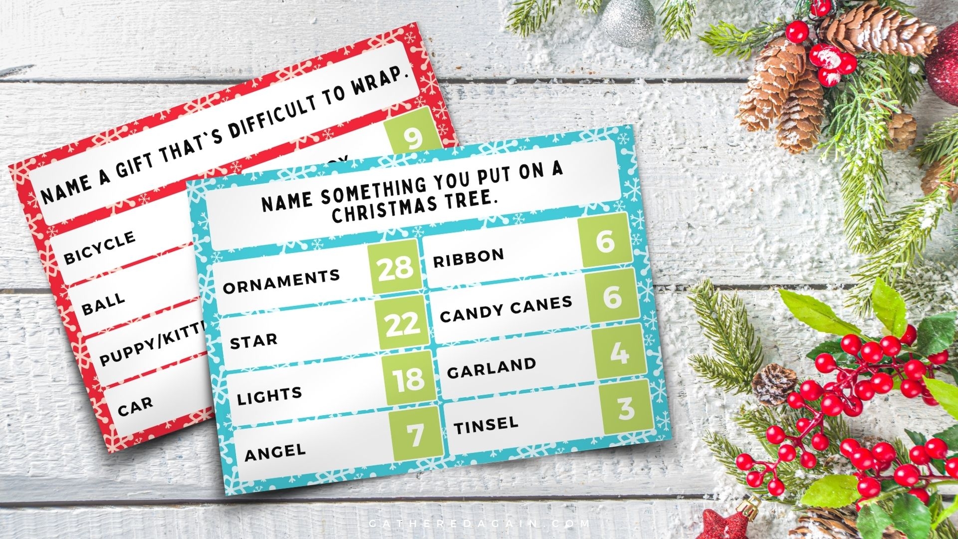 Kids Printable Family Feud Question and with Answer