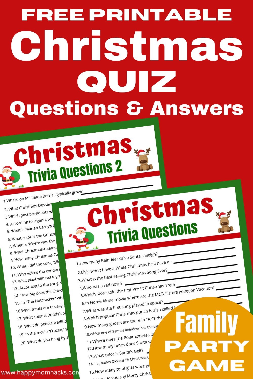 Fun Christmas Trivia Questions Answers For Kids