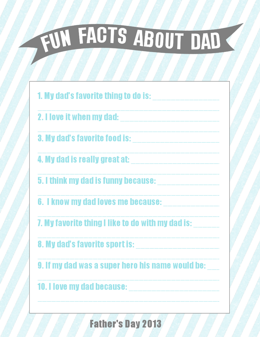 Fun Facts About Dad Father s Day Gift Idea Simply Designing With Ashley