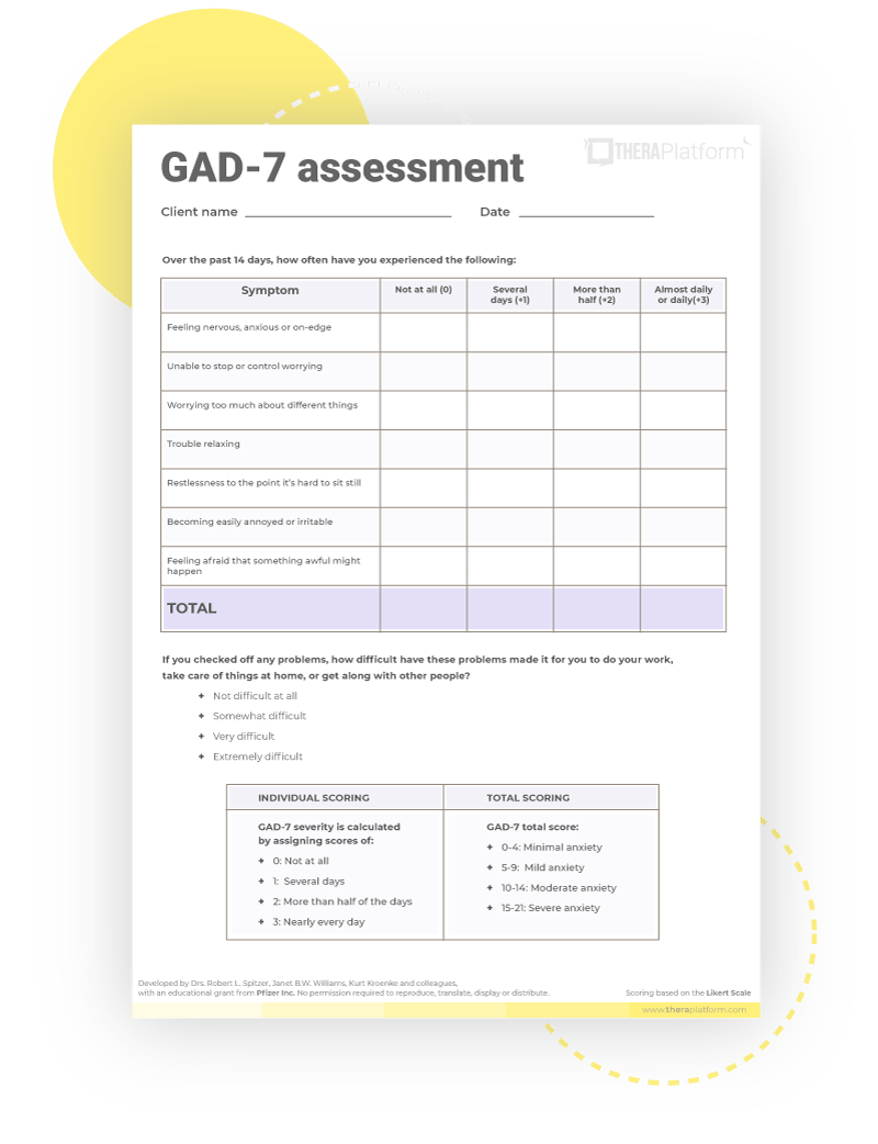 GAD 7 PDF