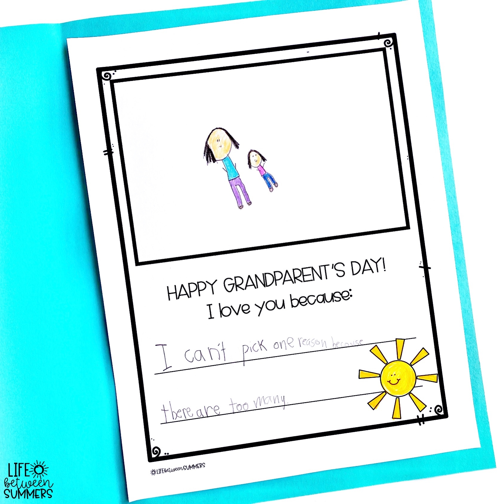 Grandparents Day Gift Book And Interview Questions Life Between Summers