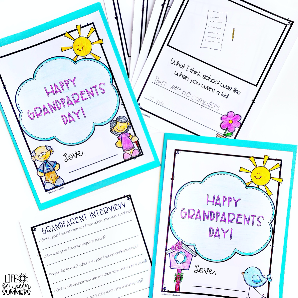 Grandparents Day Gift Book And Interview Questions Life Between Summers