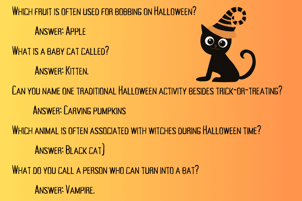 Halloween Trivia Questions For Kids Organized 31