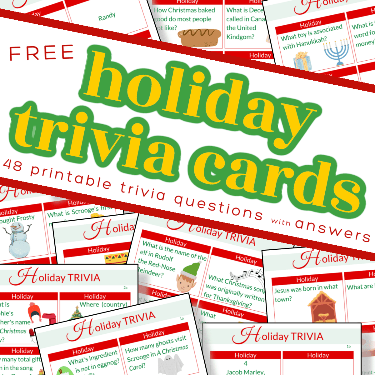 Holiday Trivia Questions And Answers Printable Organized 31