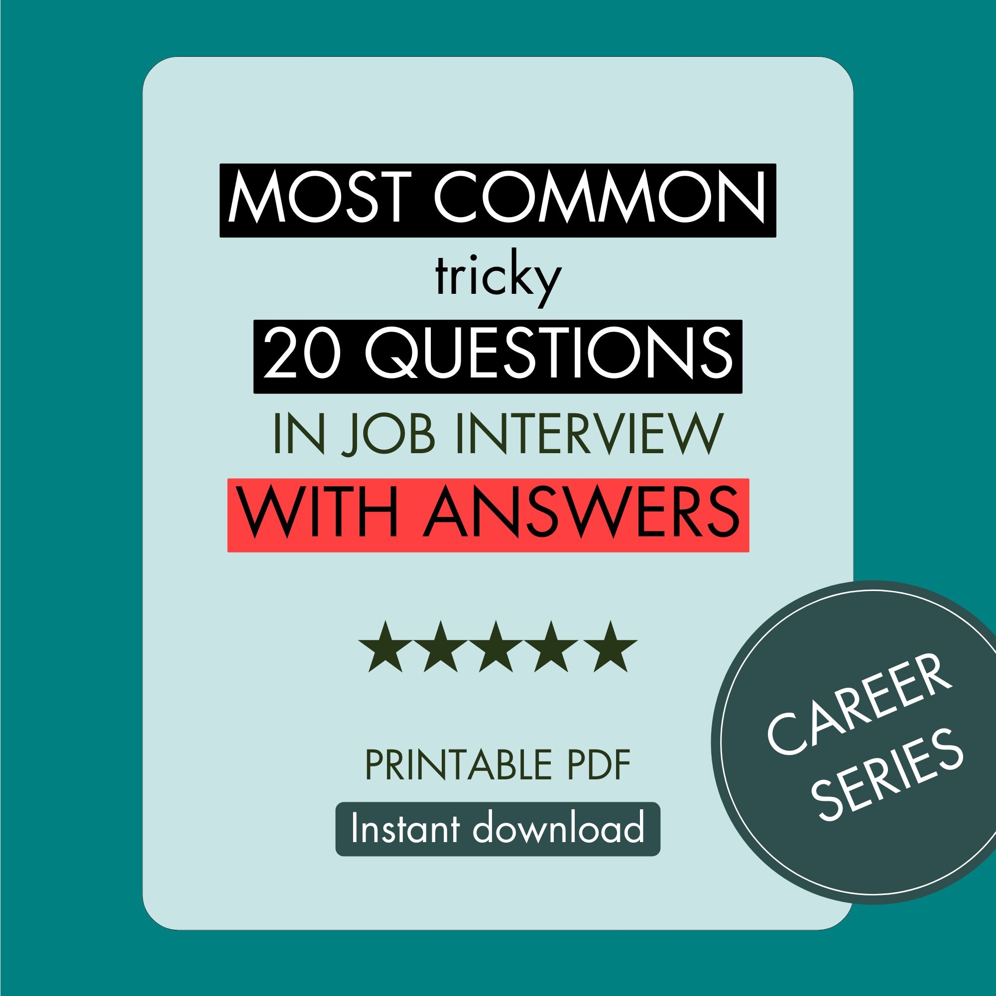 How To Answer Tricky Common Questions In Job Interview With Examples Vervidus