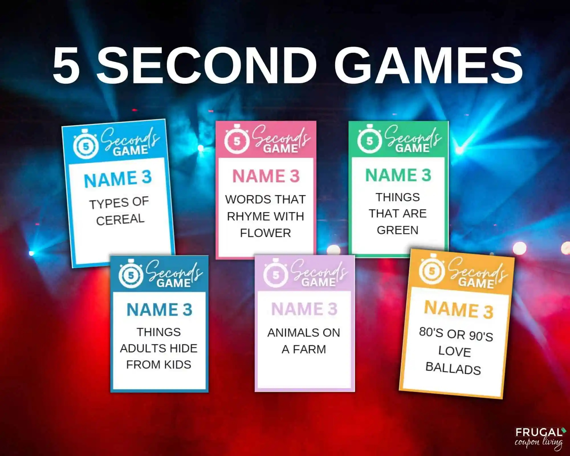 How To Play 5 Second Game Quick Thinking Fast Talking
