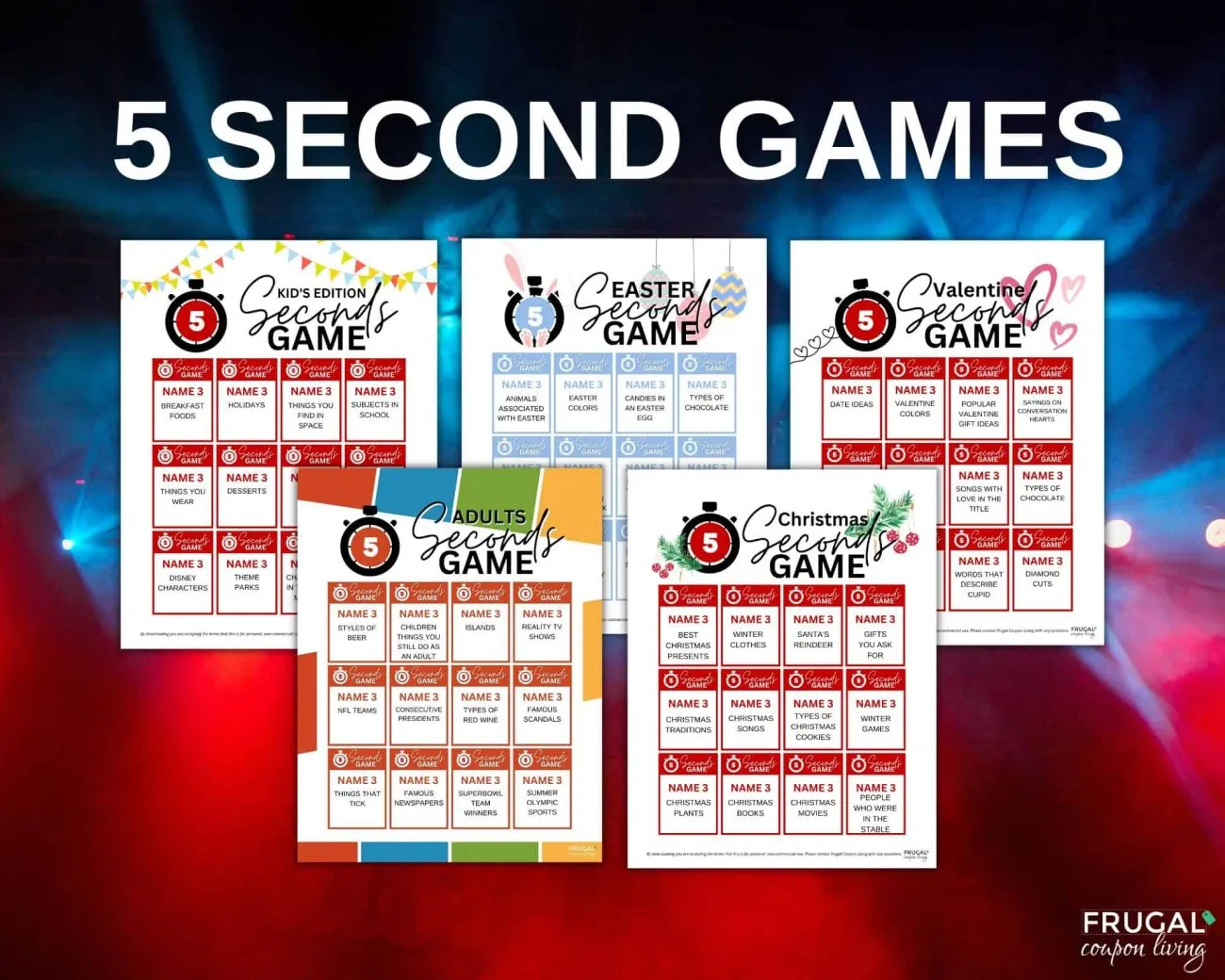 How To Play 5 Second Game Quick Thinking Fast Talking