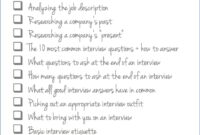 How To Prepare For An Interview Use This Easy Checklist The Prepary The Prepary