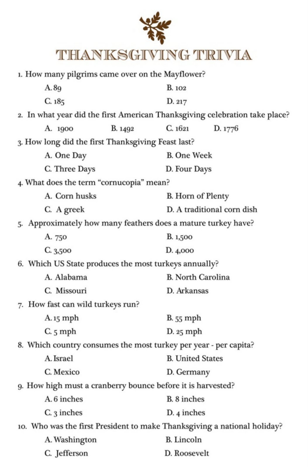 kids trivia questions and answers 6 free pdf printables printablee