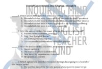 Life As We Knew It Chapters 1 Through 4 Quiz And Answer Key Classful