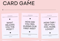 Love Question Card Game Get To Know You Game For Date Nights Married Couples And Partners 54 Conversation Cards Printable In Love Theme Etsy