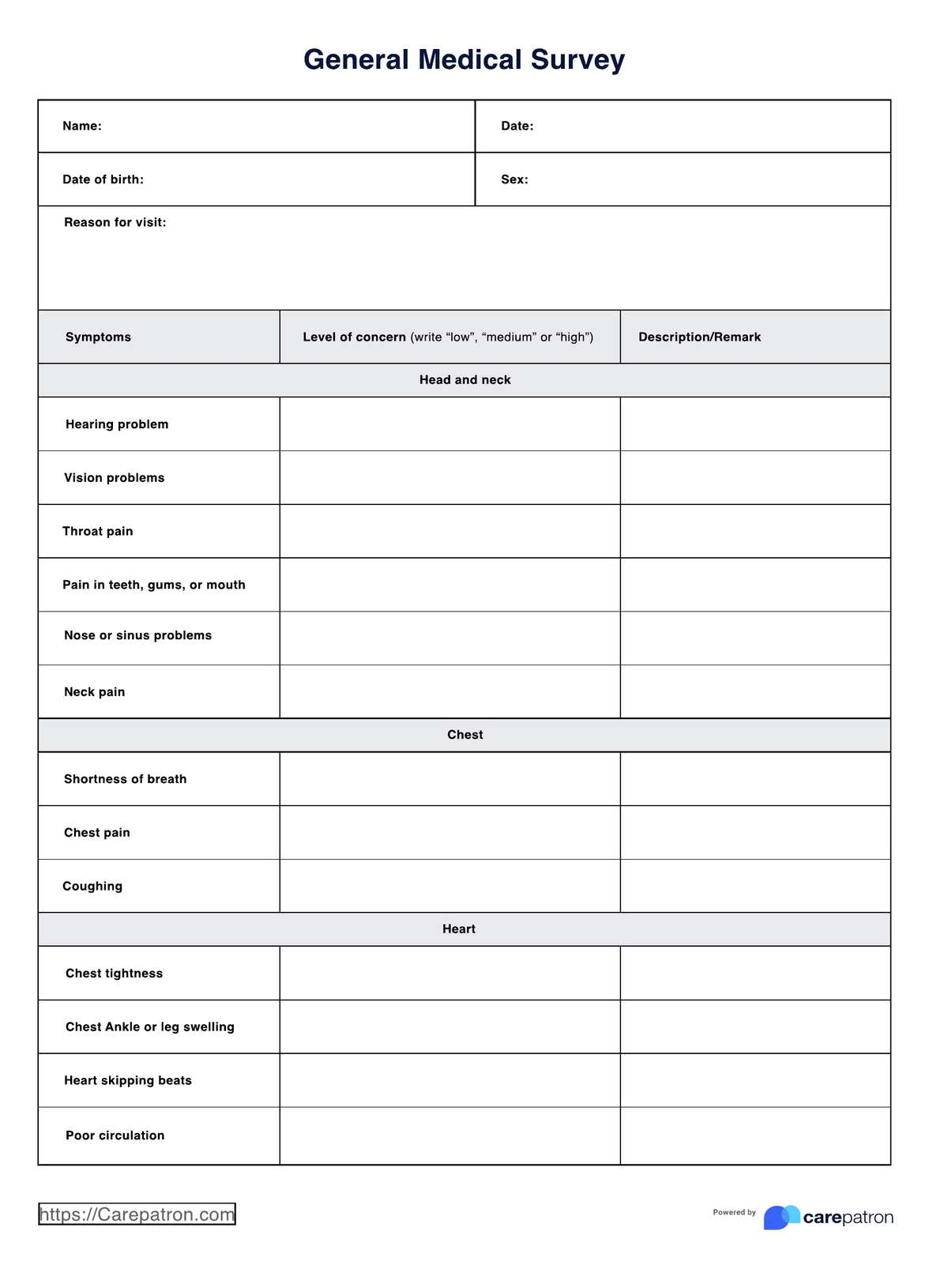Medical Survey