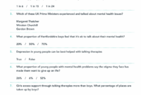 Mental Health Quiz Questions Quizzes Medical Sciences Docsity