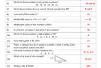 Mental Math 6th Grade