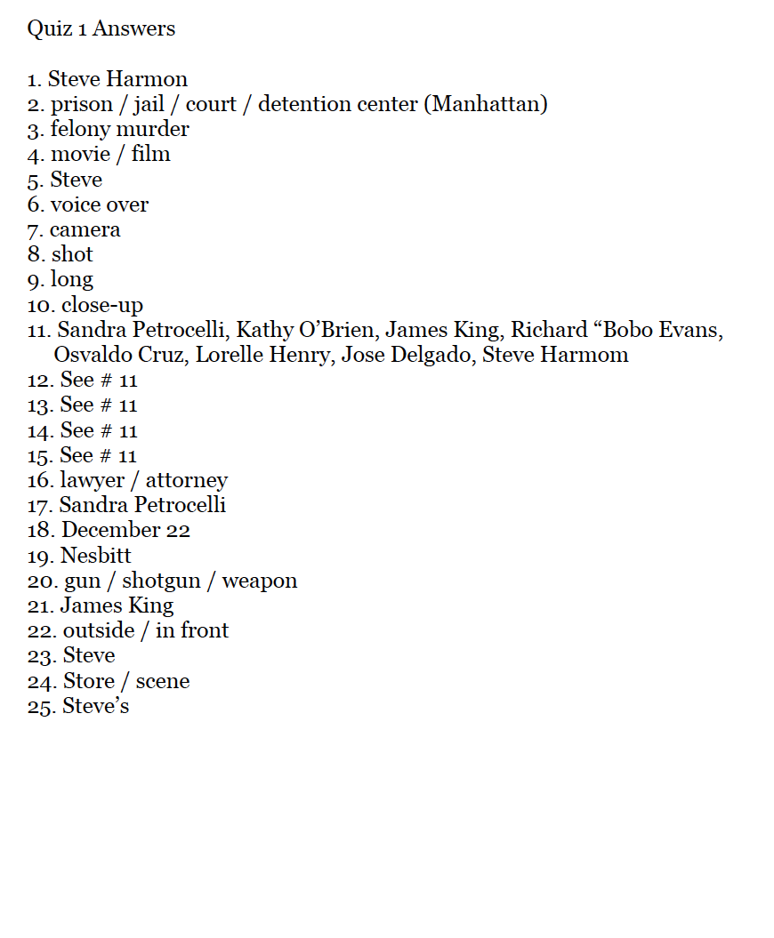 Monster By Walter Dean Myers Quiz 1 pages 1 25 Teaching Resources
