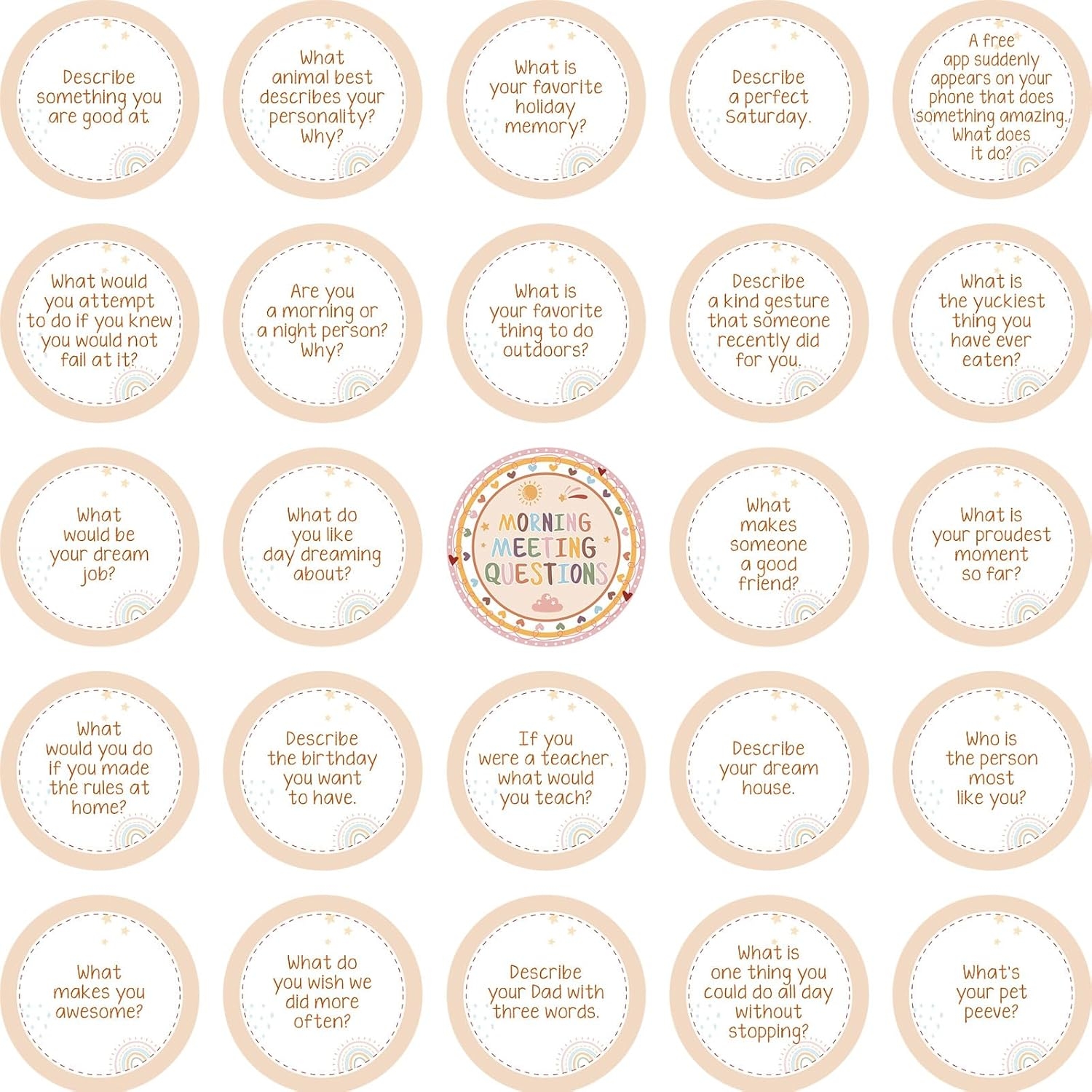 Morning Os 100 Teens Therapy Questions Cards Conversation Starters Mental Health Counseling Flashcards DBT One Chip