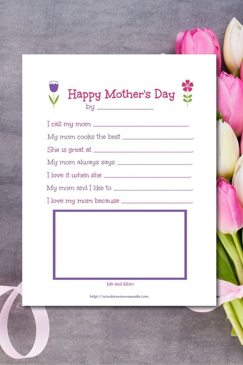 Mother's Day Survey Printable