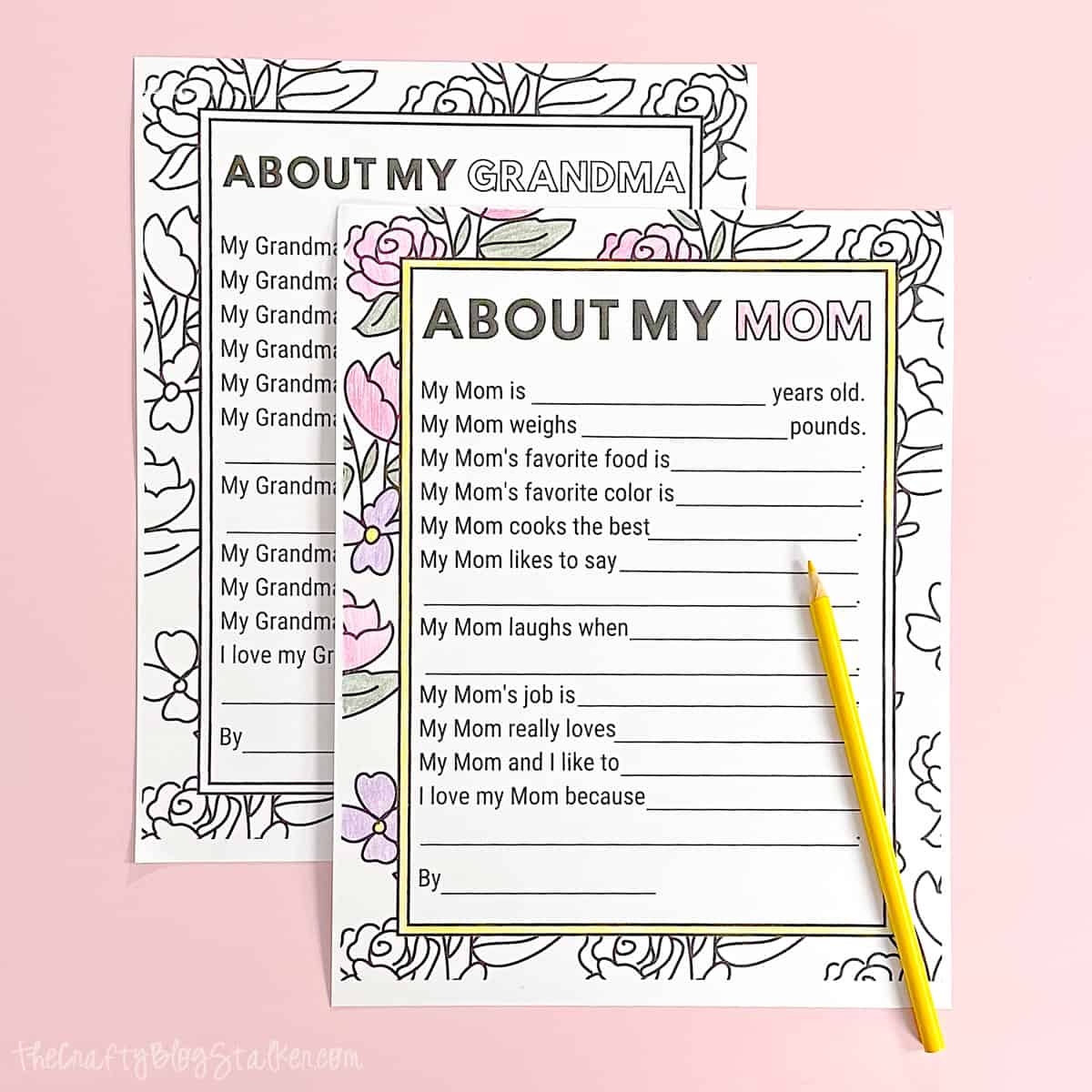 Mother s Day Questionnaire Free PDF The Crafty Blog Stalker