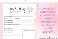 Mother s Day Survey Etsy Australia