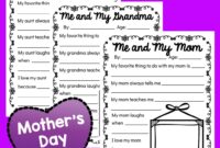 Mothers Day Questionnaire Simply Kinder Plus