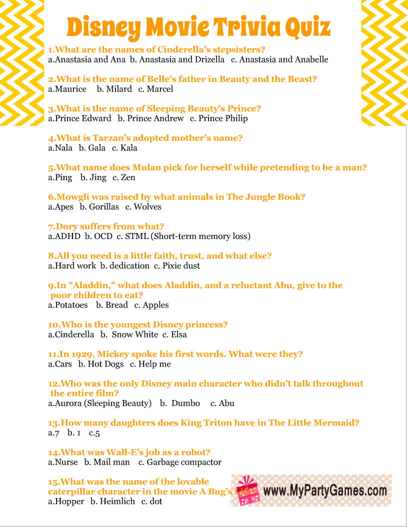 movie quiz questions and answers