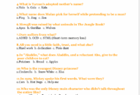 Movie Quiz Questions And Answers