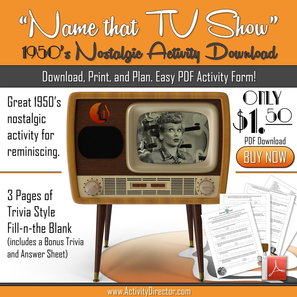 TV Trivia with Answers Printable