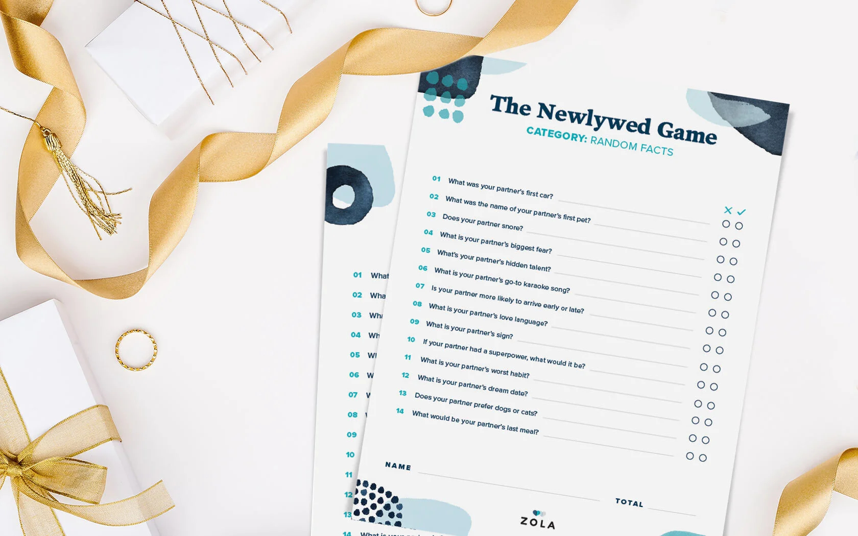Newlywed Game Questions Fun Wedding Printables Skybox Event Productions