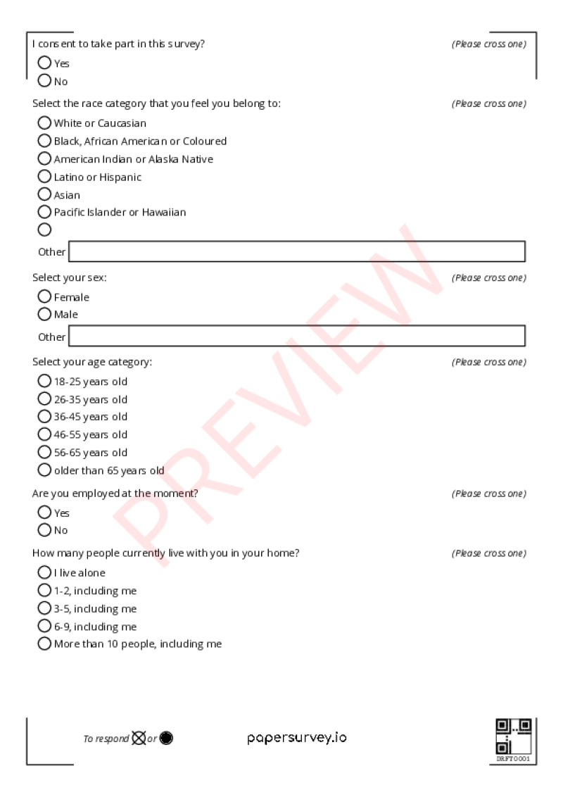 Free Printable Surveys