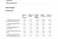 Personality Questionnaire