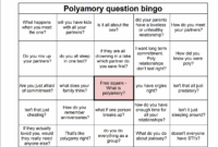 Polyamory Bingo and Answers Http imgur gallery GITm2 R Polyamory