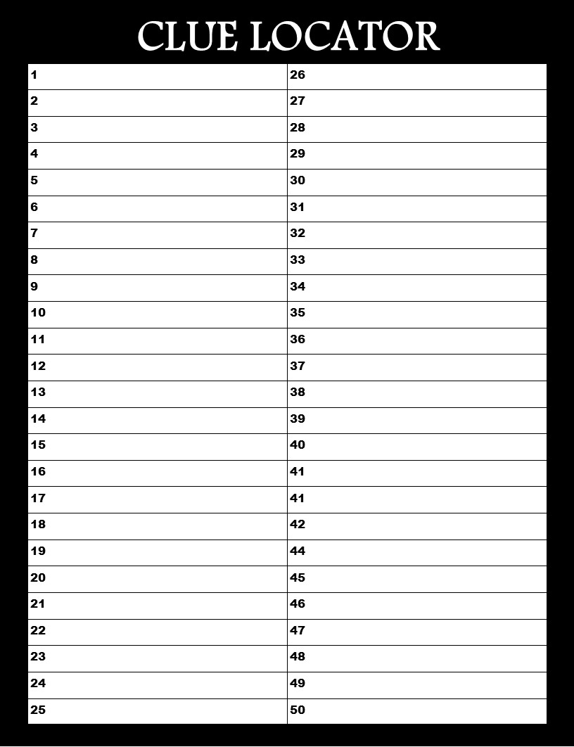 50 Question Answer Sheet Printable