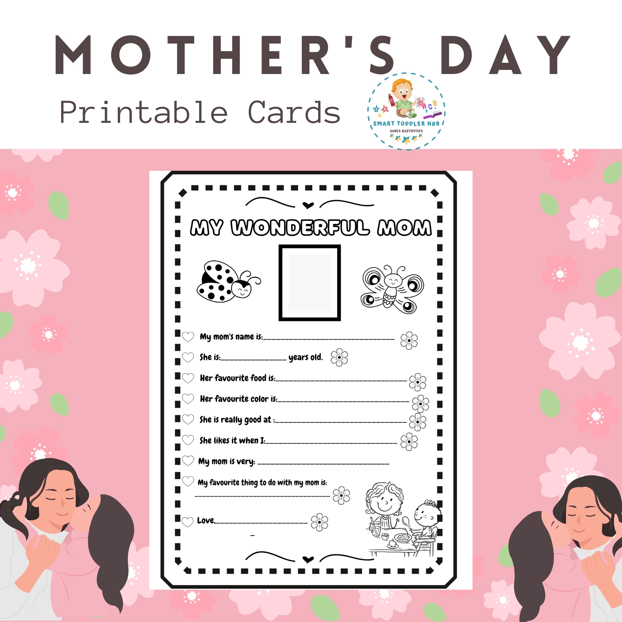 Printable Mother s Day Cards For Kindergarten Mother s Day Questionnaire Made By Teachers
